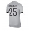 Herren Fußballbekleidung Paris Saint-Germain Nuno Mendes #25 Auswärtstrikot 2022-23 Kurzarm
